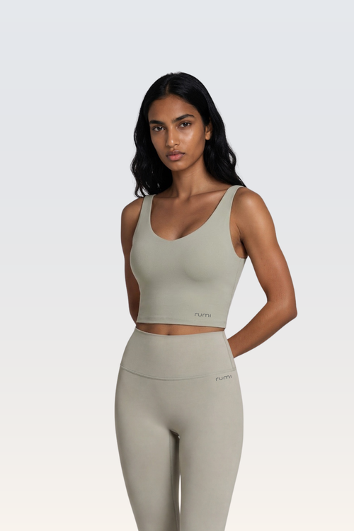 W SunSoft Tank Bra - Sand