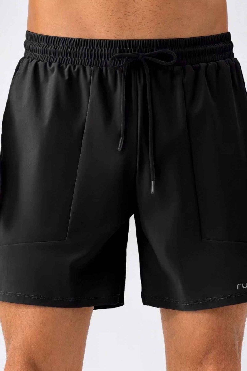 Rumi Earth - U StarAir Train Shorts 4" - Black - R125014BKS - 