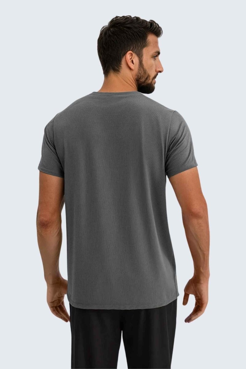 Rumi Earth - WU Sun Fit Tee Waffle - Stone - R521220SEP - 